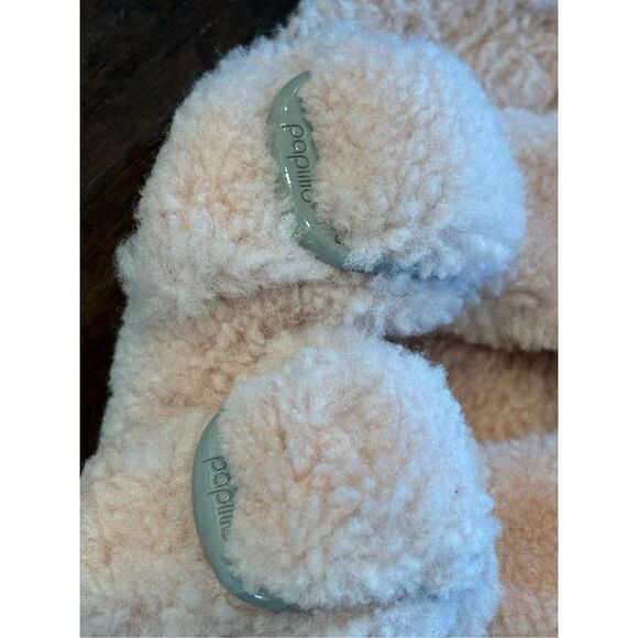 NWT Papillio by Birkenstock Arizona Big Buckle Platform Teddy sandal, $180 - Picture 4 of 8